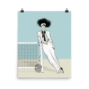 Poster "It´s tennis time!"