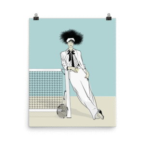 Poster "It´s tennis time!"