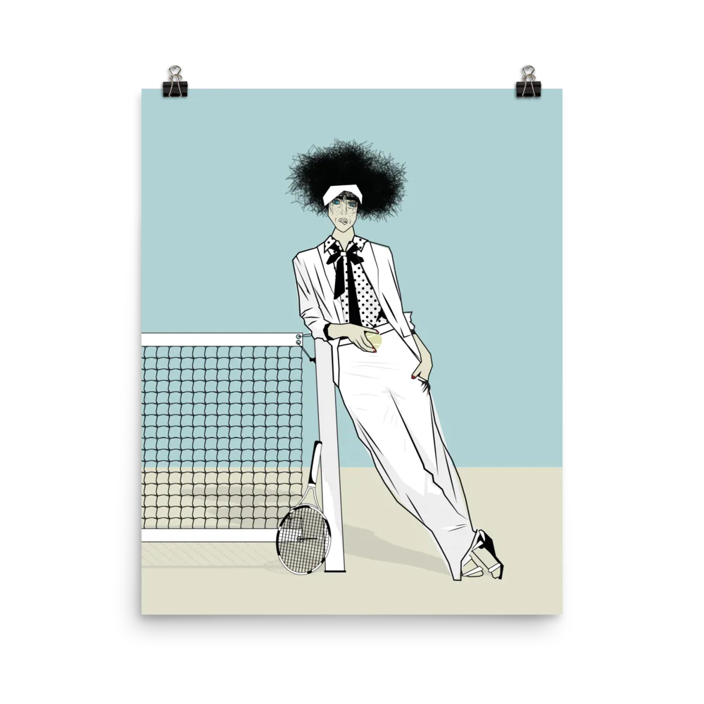 Poster "It´s tennis time!"